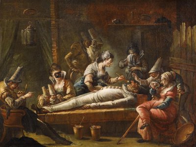 The Death of Pulcinella by Unbekannt Unbekannt